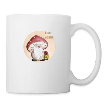 Collection Chamignon, un Champignon mignon d'autom - Mug blanc - blanc - Droite