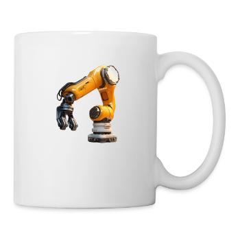 Inserteur, RobotArm, style industriel high-tech - Mug blanc - blanc - Droite
