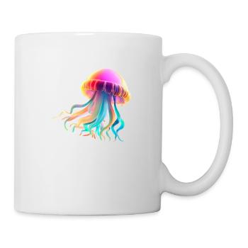 Méduse Méduse Sea Creature Diving Cadeau coloré - Mug blanc - blanc - Droite