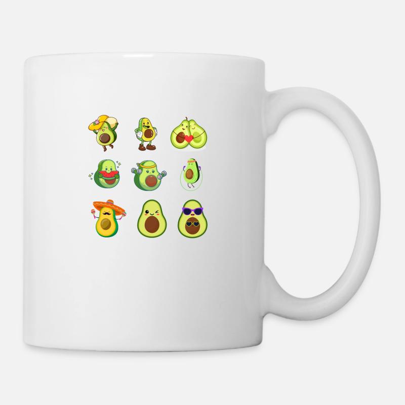 Avocado - Tasse - Weiß