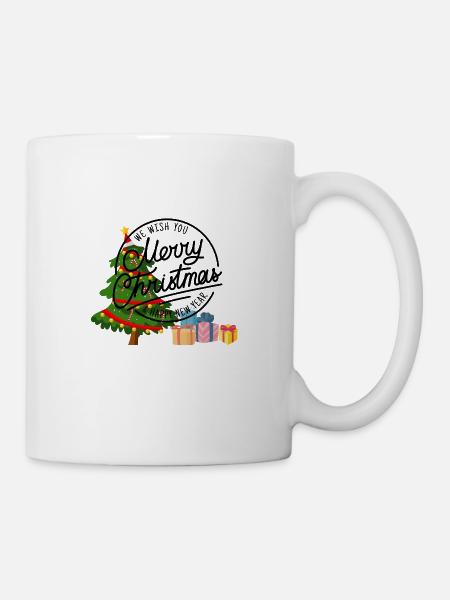 merry christmas - Tasse - Weiß