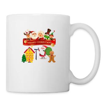 merry christmas - Tasse - Weiß - Rechts
