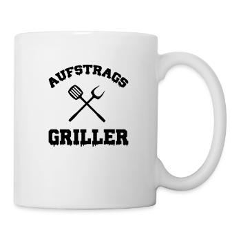 auftrags griller - Tasse - Weiß - Rechts