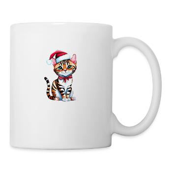Bengal Cat Kitten Christmas Bengal Kitten - Mug - white - Right