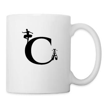 Buchstabe c Ballerina - Tasse - Weiß - Rechts