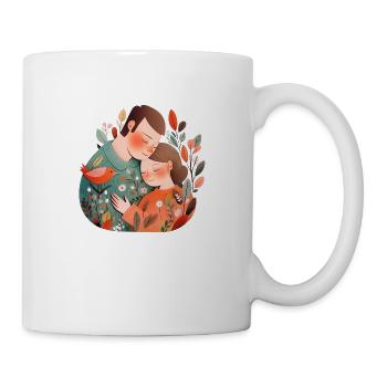Verliebtes Pärchen - Tasse - Weiß - Rechts