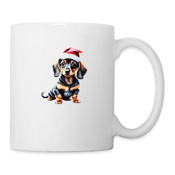 Dachshund Puppy Dachshund Christmas X-Mas Dog - Mug - white - Right