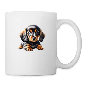 Dachshund Hund Dackelwelpe Hunde Hundehalter - Tasse - Weiß - Rechts