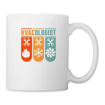 HVACOLOGIST Technicien CVC AC Tech Installer - Mug blanc - blanc - Droite