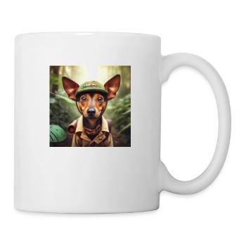 My wandering pet, he is a trailblazer! - Mug - white - Right