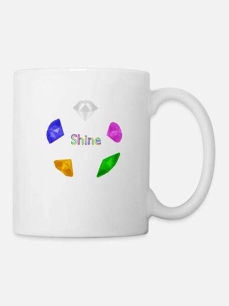 Gemstone Circle, Shine - Mug - white