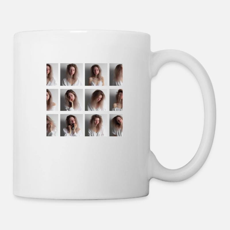 Fille endormie: Il est difficile de se réveiller le matin - Mug blanc - blanc