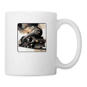 Steam Locomotive No.5 by Cora.Art - Tasse - Weiß - Rechts