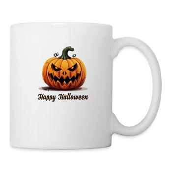 Bonne citrouille d’Halloween - Mug blanc - blanc - Droite