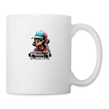 Hundehalter Hunde Dachshund Hund Dackelwelpe - Tasse - Weiß - Rechts