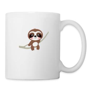 Sloth, Sloth Drawing, Fatigue, Sloths - Mug - white - Right