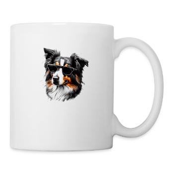 Puppy Australian Shepherd Dog Owner - Mug - white - Right
