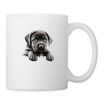 Chiot Labrador Retriever Labrador Propriétaire - Mug blanc - blanc - Droite