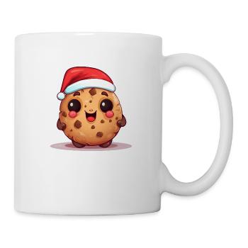 Cartoon Christmas Cookie - Tasse - Weiß - Rechts