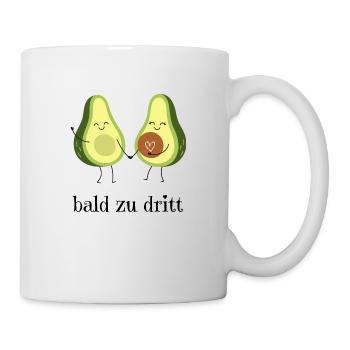 bald zu dritt - Tasse - Weiß - Rechts