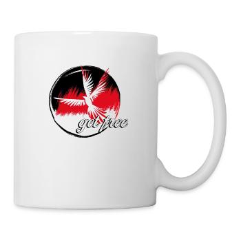 get free Friedenstaube - Tasse - Weiß - Rechts