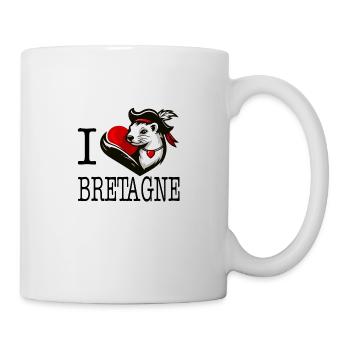 I Love Bretagne Hermine Gentilhomme - Mug - white - Right