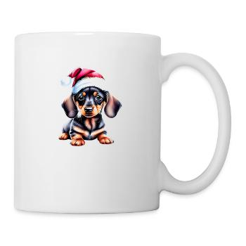 Dachshund X-Mas Dog Christmas Dachshund Puppy - Mug - white - Right