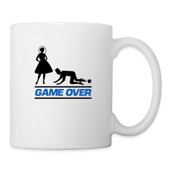 ehepaar game over - Tasse - Weiß - Rechts