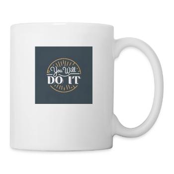 du wirst es tun - Tasse - Weiß - Rechts