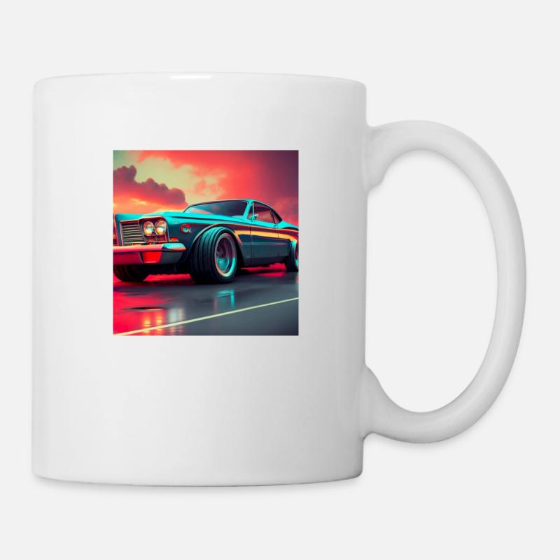 MuscelCar III - Tasse - Weiß
