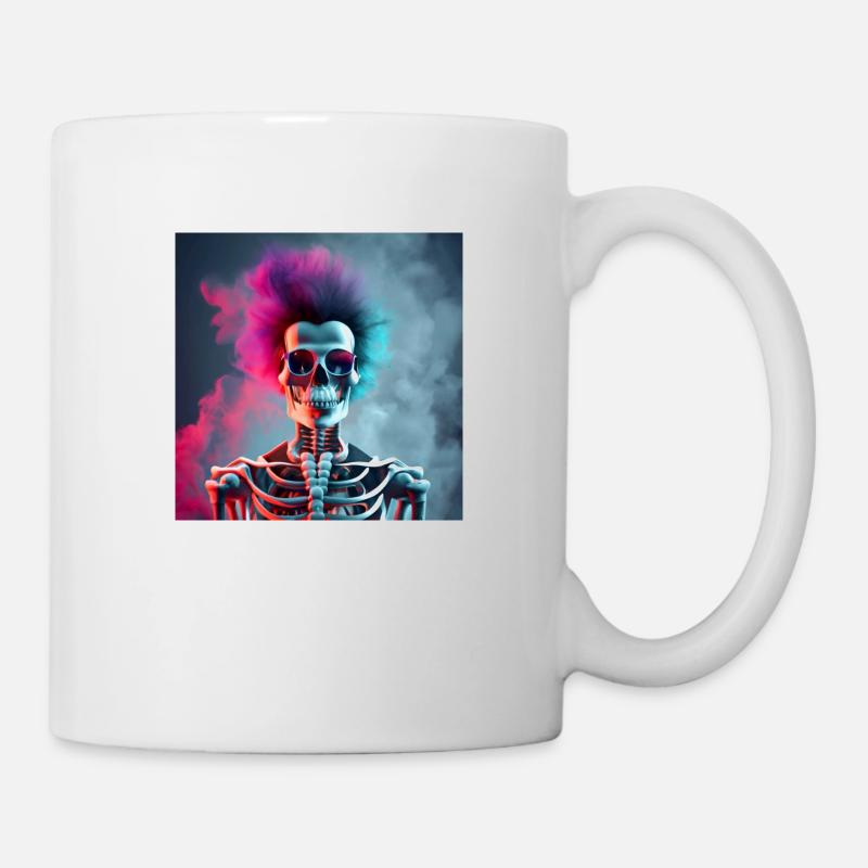 SmokingPunk - Tasse - Weiß