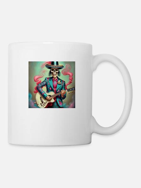 Skelett - Tasse - Weiß