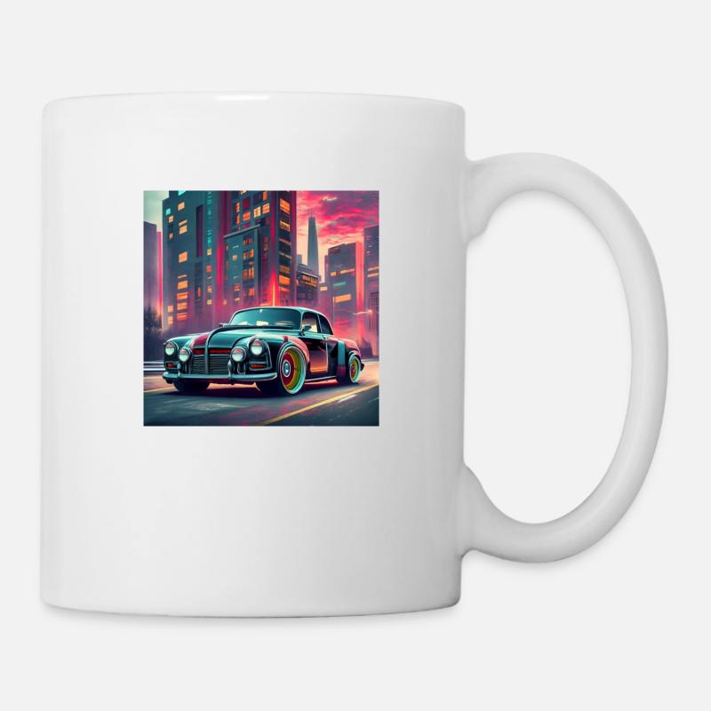 MuscelCar V - Tasse - Weiß