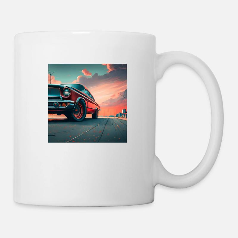 MuscelCar II - Tasse - Weiß