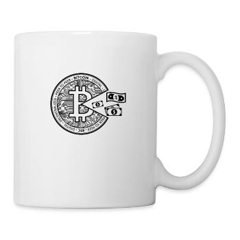 BTC Bitcoin - Tasse - Weiß - Rechts