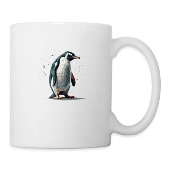 Pinguin - Tasse - Weiß - Rechts