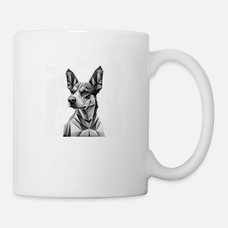 Geo_Hund_2 - Mug blanc - blanc