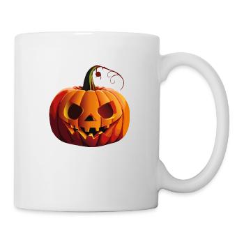 Spooky Horror Pumpkin Head: Pumpkin Monster - Mug - white - Right