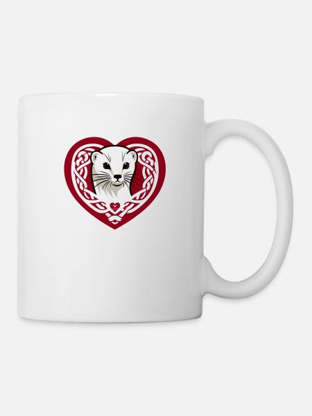 Coeur Tribal Hermione de Bretagne - Mug blanc - blanc