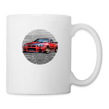 Jdm / Tuning / Turbocharger / Rims / Chiptuning - Mug - white - Right