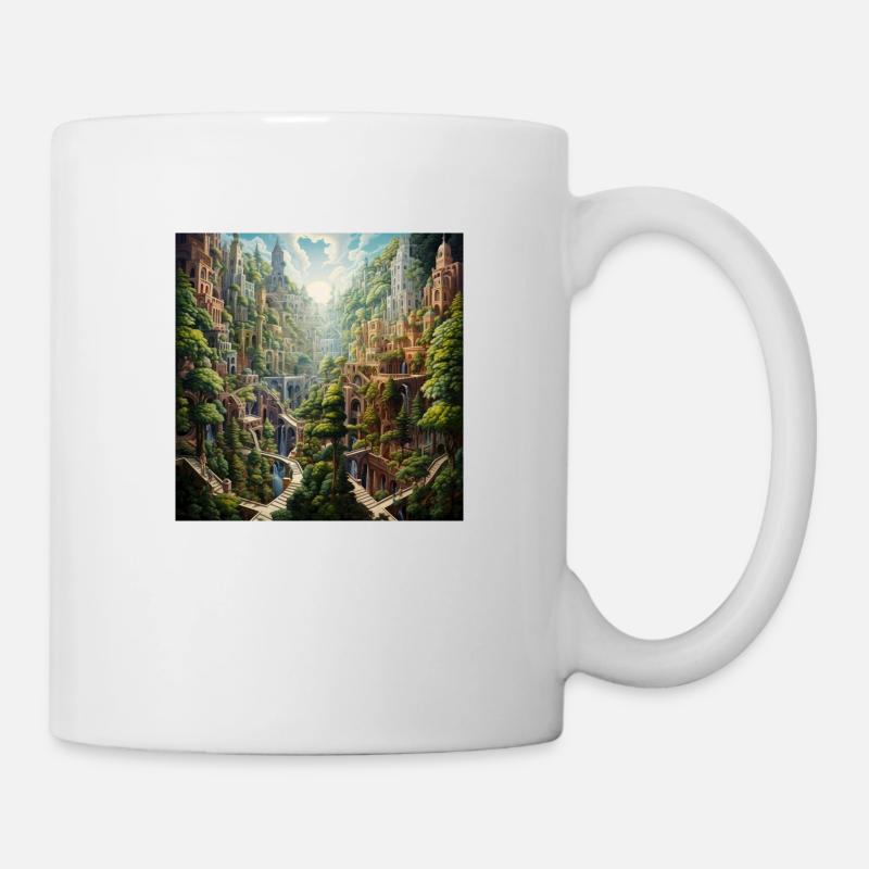 Babylon-Tal - Tasse - Weiß