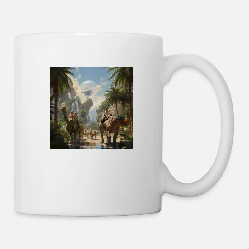 Dinos à Babylone - Mug blanc - blanc