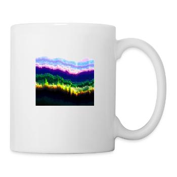 Des nuages psychédéliques dans un jeu de couleurs du ciel - Mug blanc - blanc - Droite