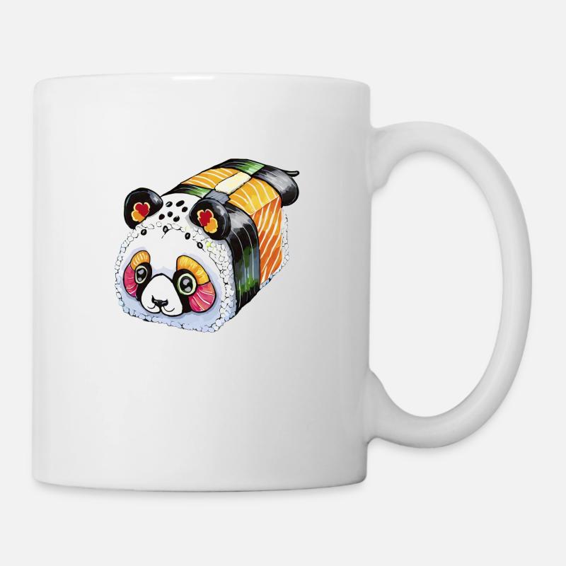 Sushi Panda - Mug blanc - blanc
