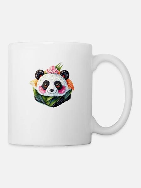 Sushi-Panda - Tasse - Weiß