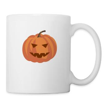 Kürbis - Tasse - Weiß - Rechts