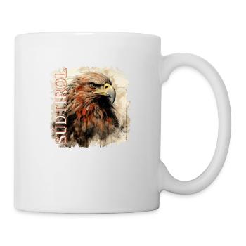 Aigle du Tyrol du Sud - Loyauté envers la terre, Aigle royal - Mug blanc - blanc - Droite