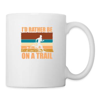 Trail Run Ultra Running Mountain Trekking Running - Mug - white - Right