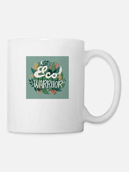 Éco guerrier - Mug blanc - blanc