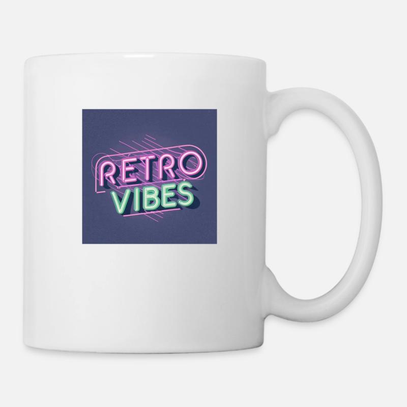 Ambiance rétro - Mug blanc - blanc